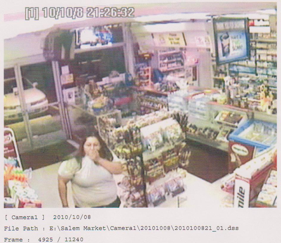 Surveillance image of witness #1