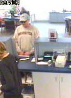 surveillance picture of MAPS Credit Union robber #2