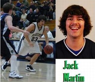 George Fox's Jack Martin is from Chico, California