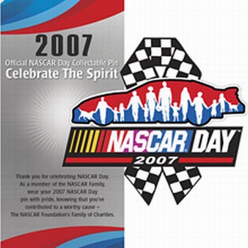 nascar day pin