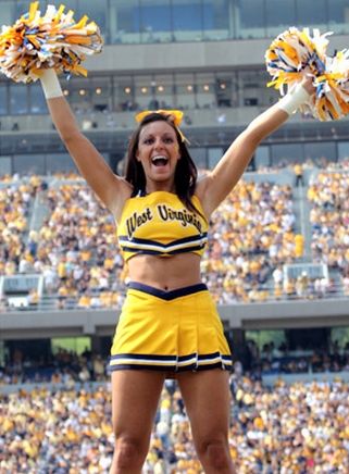 West Virginia cheerleader