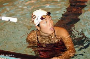 OSU swimmer