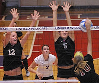 Linfield volleyball photo