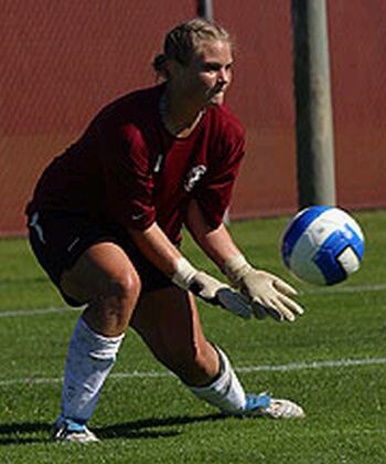 Goalkeeper Allison Cartmill