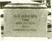 Grave of Sebastian C. Adams