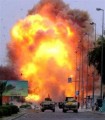 Bomb exploding 