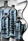 Plastic water bottles 