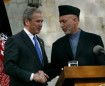 President Bush and Afghan President Karzai