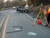 Fatal crash scene in Oregon, 10-23-07