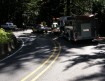 Photo of 9-2-07 motorcycle crash scene near Newberg 