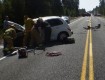 Photo of fatal crash scene, Cresent, Oregon 9-27-07