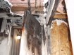 Damage from the fire on Vista Avenue