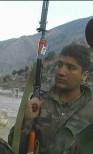 Afghan soldier with AK-47