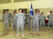 Members of the 115th Mobile Public Affairs assemble for a final formation