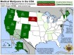 U.S. states that have legalized the medical use of marijuana