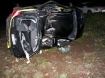Crash scene in Oregon at Marion/Clackamas Couty lines, 12-11-07