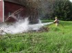 Barn fire in Salem, Oregon