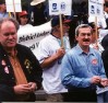 Teamsters at rally