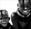 Faces of African kids