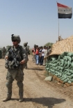 Ryan Ahern, a staff NCO with the Army`s 101st Airborne Division in Balad, Iraq.