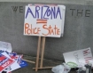 anti-Arizona immigration sign