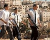 Armed Israeli settlers muscling Palestinians