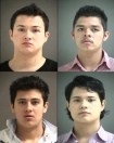 Clockwise from top left: Wilson Rivas, Javier Abarca, Juan Zambranos and Miguel Hernandez