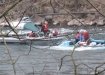 Boat rescue on the Clackamas River in Oregon, 2-19-08