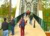 Salem, Oregon's new walking bridge parade