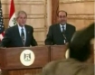 Iraqi journalist rises to throw shoe at Bush