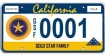 Proposed Gold Star Plate for California Gold Star Families.