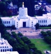 Aerial view of the Oregon State Capitol by Tim King