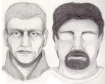 Drawings of carjacking suspects in Happy Valley, Oregon, 10-30-08