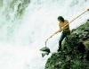 Native American fishing at Columbia River Basin