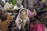 Children at the International Rescue Committee kindergarden in Hamadiya IDPs camp, Zalingei, West Darfur.