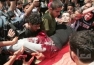 19-year old Ahmad Deep being taken to the hospital on Wednesday – Photo by Maan News