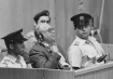 Demjanjuk hearing his death sentence on April 25, 1988.