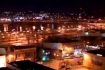 Night shot of downtown Salem and the Willamette River