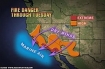 Southern California fire map