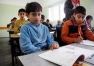 Mohammed al-Khouli, 9, in a technology class at al-Mu'tasem Elementary School in Gaza City. (Suhair Karam/IRIN)