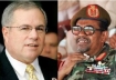 U.S. Envoy Scott Gration and the man America is making deals with; genocidal Sudanese Dictator Omar Hassan Ahmad al-Bashir 