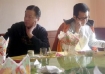 Guo Feixiong (R) during a gathering with Gao Zhisheng (L) in Beijing, Jan. 6, 2006.