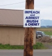Impeach Bush and Cheney sign