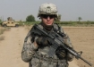 American soldier on patrol near Balad, Iraq