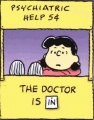 Lucy the psychiatrist from Peanuts