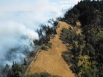 The Microwave Fire's Steep, forested terrain 