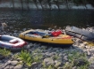 Rafts in Clackamas River inciden during which husband saved wife's life 7-27-09