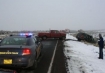 Crash scene near Maupin, Oregon 2-15-09
