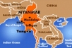 Map of  area in Burma