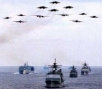 Navy ships and planes